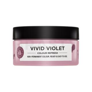 Maria Nila Colour Refresh tápláló maszk színes pigmentekkel lila árnyalatú hajra Vivid Violet 100 ml