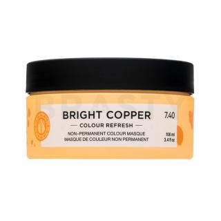 Maria Nila Colour Refresh tápláló maszk színes pigmentekkel réz árnyalatú hajhoz Bright Copper 100 ml