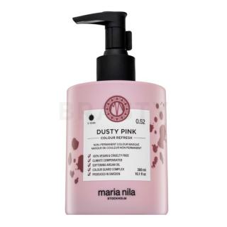 Maria Nila Colour Refresh tápláló maszk színes pigmentekkel rószaszín árnyalatú hajra Dusty Pink 300 ml