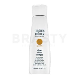 Marlies Möller Specialists Silver Shine Shampoo tápláló sampon platinaszőke és ősz hajra 200 ml