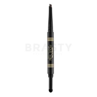 Max Factor Real Brow 04 Deep Brown szemöldökceruza és púder 2 az 1-ben 0,6 g