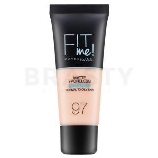 Maybelline Fit Me! Foundation Matte + Poreless 097 Natural Porcelain folyékony make-up matt hatású 30 ml