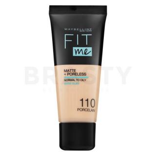 Maybelline Fit Me! Foundation Matte + Poreless 110 Porcelain folyékony make-up matt hatású 30 ml