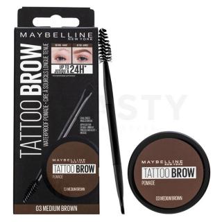 Maybelline Tattoo Brow 03 Medium Brown szemöldökzselé 2az 1-ben