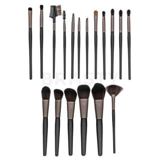 MIMO Makeup Brush Set Black 18 Pcs ecset szett