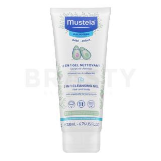 Mustela Bébé 2-In-1 Hair & Body Shampoo sampon és tusfürdő 2in1 gyerekeknek 200 ml