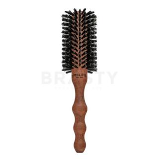 PHILIP B Large Round Hairbrush 65 mm hajkefe vaddisznó sörtékkel