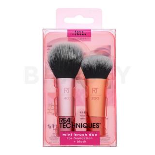 Real Techniques Mini Foundation & Blush Brush Duo ecset szett