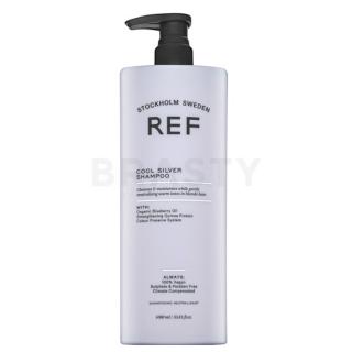 REF Cool Silver Shampoo neutralizáló sampon platinaszőke és ősz hajra 1000 ml