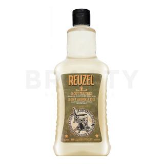 Reuzel 3-in-1 Tea Tree Shampoo sampon, kondicionáló és tusfürdő 1000 ml