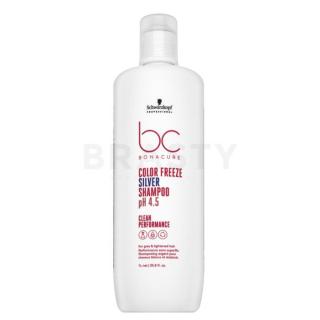 Schwarzkopf Professional BC Bonacure Color Freeze Silver Shampoo pH 4.5 Clean Performance tonizáló sampon platinaszőke és ősz hajra 1000 ml