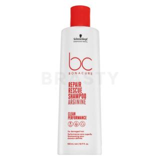 Schwarzkopf Professional BC Bonacure Repair Rescue Shampoo Arginine erősítő sampon sérült hajra 500 ml