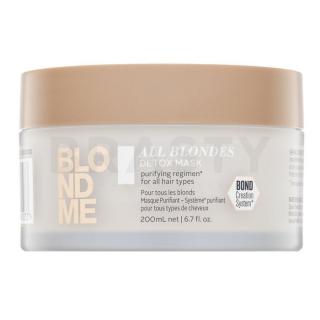 Schwarzkopf Professional BlondMe All Blondes Detox Mask erősítő maszk szőke hajra 200 ml