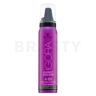 Schwarzkopf Professional Igora Expert Mousse Semi-Permanent Mousse Color féltartós hajszínező hab 4-68 100 ml