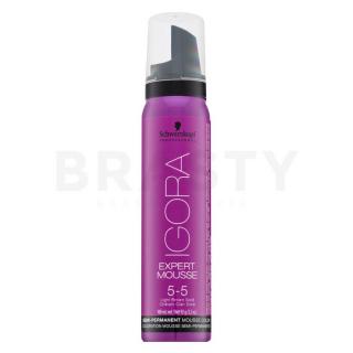 Schwarzkopf Professional Igora Expert Mousse Semi-Permanent Mousse Color féltartós hajszínező hab 5-5 100 ml