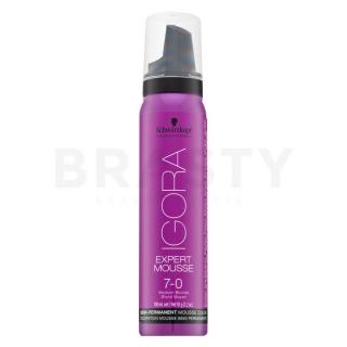 Schwarzkopf Professional Igora Expert Mousse Semi-Permanent Mousse Color féltartós hajszínező hab 7-0 100 ml