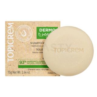 Topicrem Dermo Vegetal Solid Shampoo szilárd sampon tápláló hatással száraz hajra 75 g