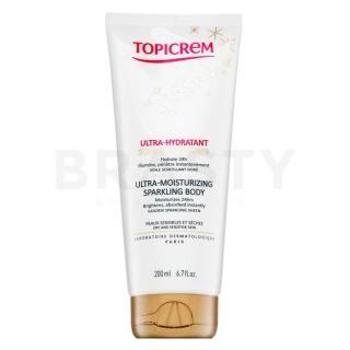Topicrem Ultra-Moisturizing Sparkling Body hidratáló testápoló csillámporral 200 ml