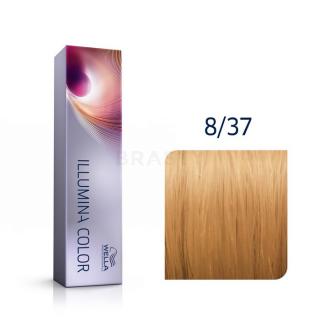 Wella Professionals Illumina Color professzionális permanens hajszín 8/37 60 ml