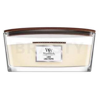 Woodwick Linen illatos gyertya 453,6 g