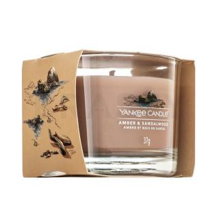Yankee Candle Amber & Sandalwood fogadalmi gyertya 37 g