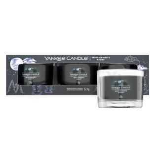 Yankee Candle Midsummer's Night fogadalmi gyertya 3 x 37 g
