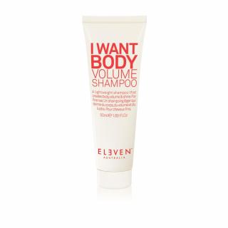 I Want Body - szulfátmentes, parabénmentes volumennövelő sampon 50 ML - utazó méret