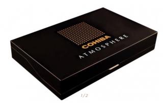 Cohiba Atmosphere fekete színű Humidor 10 szál szivar részére