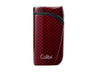 Colibri Falcon Carbon Fiber Red különleges kialakítású szúró lángos szivar öngyújtó - vörös