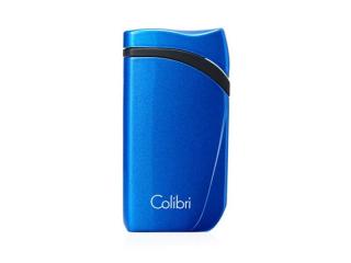 Colibri Falcon Metallic Blue különleges kialakítású szúró lángos szivar öngyújtó - kék