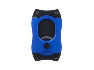 Colibri S-Cut Blue, kék színű nemesacél pengéjü guillotine szivarvágó 26mm - fekete pengével