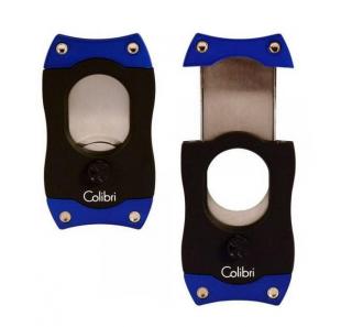 Colibri S-Cut Blue, nemesacél pengéjü guillotine szivarvágó 26mm - kék