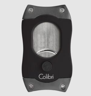 Colibri S-Cut Gunmetal, nemesacél pengéjü guillotine szivarvágó 26mm - sötétszürke