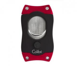 Colibri S-Cut Red, nemesacél pengéjü guillotine szivarvágó 26mm - piros