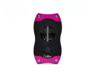 Colibri V-Cut Pink, nemesacél pengéjü ék szivarvágó 23mm