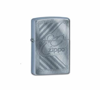 Matt króm színű benzines Zippo vihar öngyújtó - 80th Anniversary