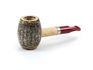 Missouri Meerschaum Carolina Gent Corn Cob kukorica pipa, bordó akril szopókával - Cornell & Diehl