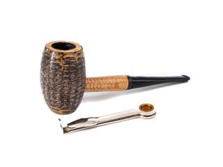 Missouri Meerschaum Country Gentleman kukorica pipa egyenes szárral és 6mm filterrel