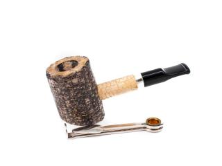 Missouri Meerschaum Dagner Poker Cob kukorica pipa egyenes rövid szárral, filter nélkül