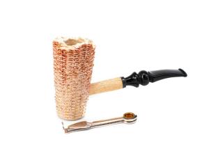 Missouri Meerschaum Freehand Natural Red, kukorica pipa, filter nélkül