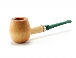 Missouri Meerschaum Hardwood Zenon 622 Diplomat Pipe, egyenes szárú juharfa pipa 6mm-es filterrel