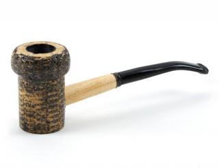 Missouri Meerschaum Patriot 1000, kukorica pipa hajlított szárral, filter nélkül