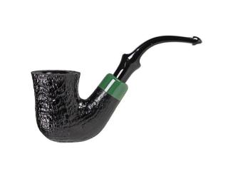 Peterson Saint Patrick 2024 SandBlasted XL315 9mm-es filterrel P-Lip - Fekete