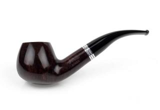 Savinelli Bianca 645 bent hanga gyökér pipa 9mm filterrel, fekete csutorával és hajlított szárral