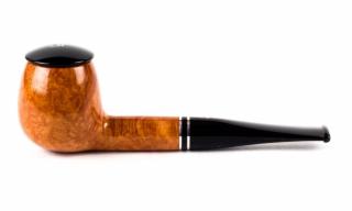 Savinelli Monsieur 207 hanga gyökér pipa 9mm filterrel, fekete csutorával és egyenes szárral