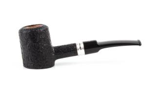 Savinelli Trevi 310 hanga gyökér pipa 9mm filterrel, fekete színű csutorával és enyhén hajlított szárral