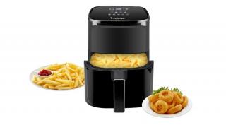 Beper P101FRI051 Forrólevegős sütő (Air Fryer) digitális kijelzővel 5L 1400 W