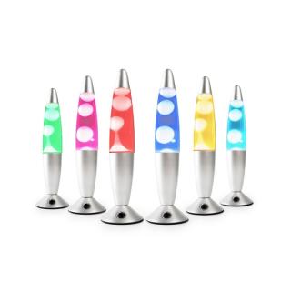 Lávalámpa retro stílusban, 7 az 1-ben LED 25W, 7 különböző szín, InnovaGoods