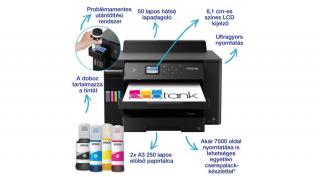 EPSON ECOTANK L11160 A3+ SZÍNES TINTASUGARAS EGYFUNKCIÓS NYOMTATÓ