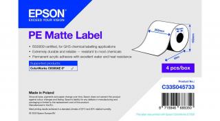 Epson fehér matt inkjet 203mm x 55m 220 címke/tekercs